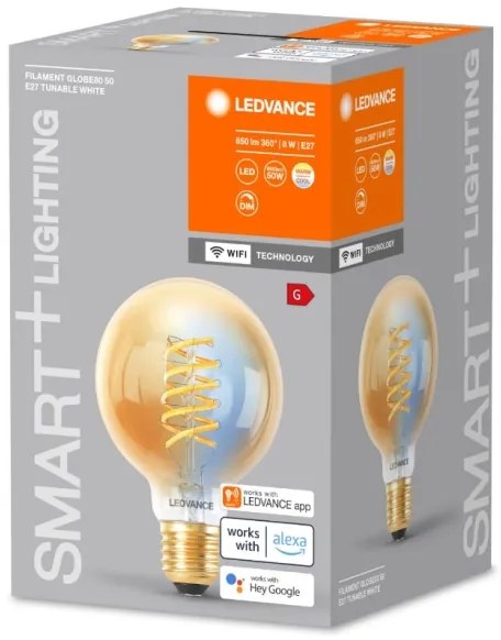 Lampadina LED dimmerabile SMART+ GLOBE E27/8W/230V 2200-5000K Wi-Fi - Ledvance