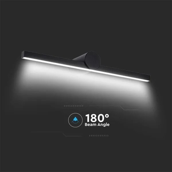 Lampada a LED per specchio da bagno 10W/230V 4000K IP65 nero