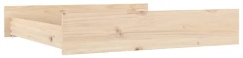 Cassetti per Letto 2 pz in Legno Massello di Pino