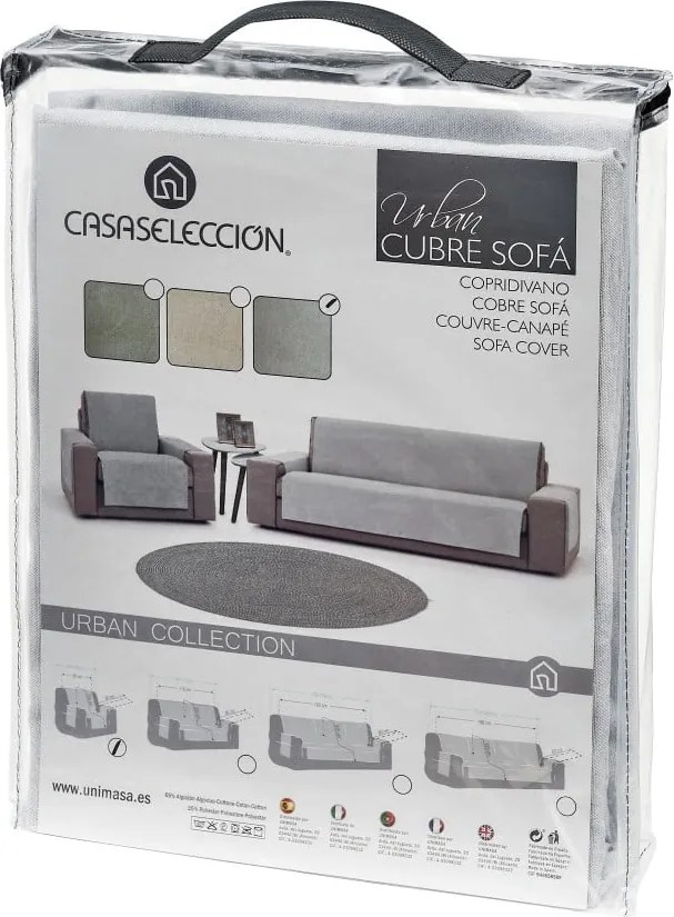 Copridivano 2 posti grigio chiaro Urban - Casa Selección