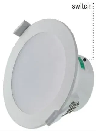 5 faretti LED da incasso rotondi bianco opaco 3W bianco caldo 230V  dimmerabile – Modulo GU10 da incasso orientabile, diametro foro 68 mm –  faretto da