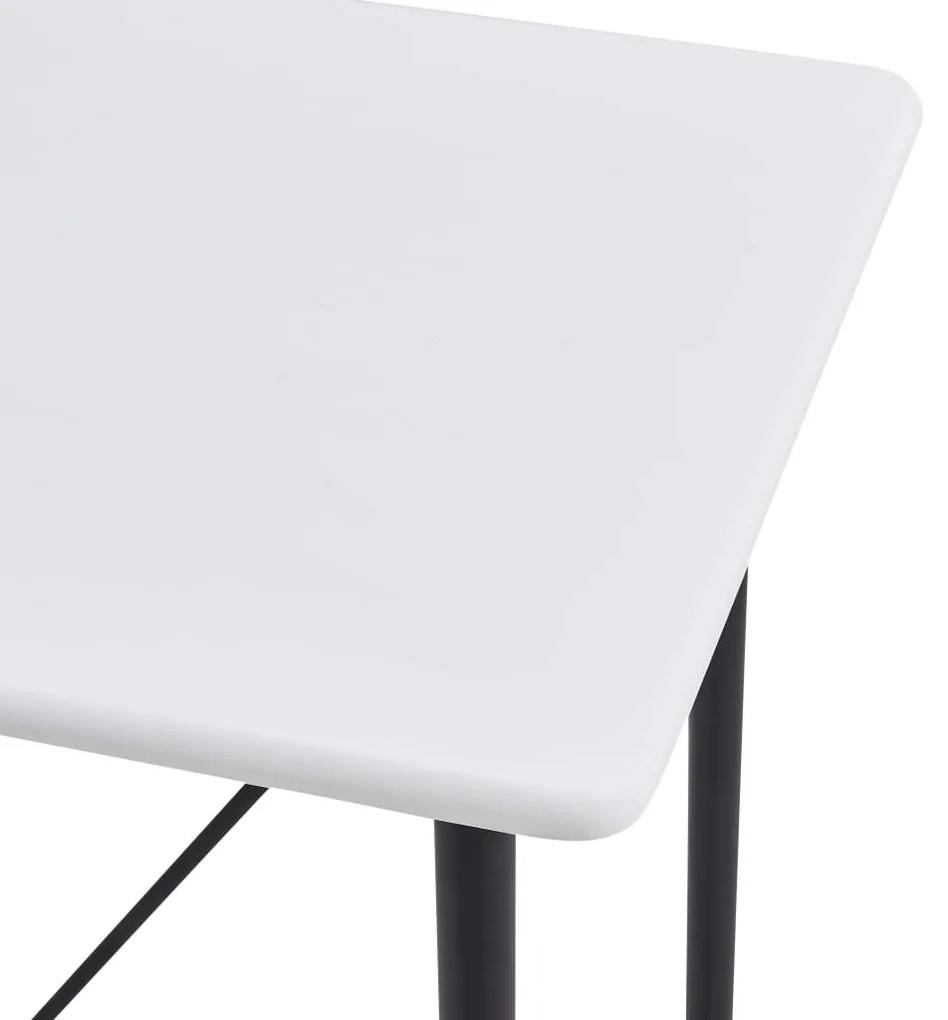 Tavolo da Bar Bianco 120x60x110 cm in MDF
