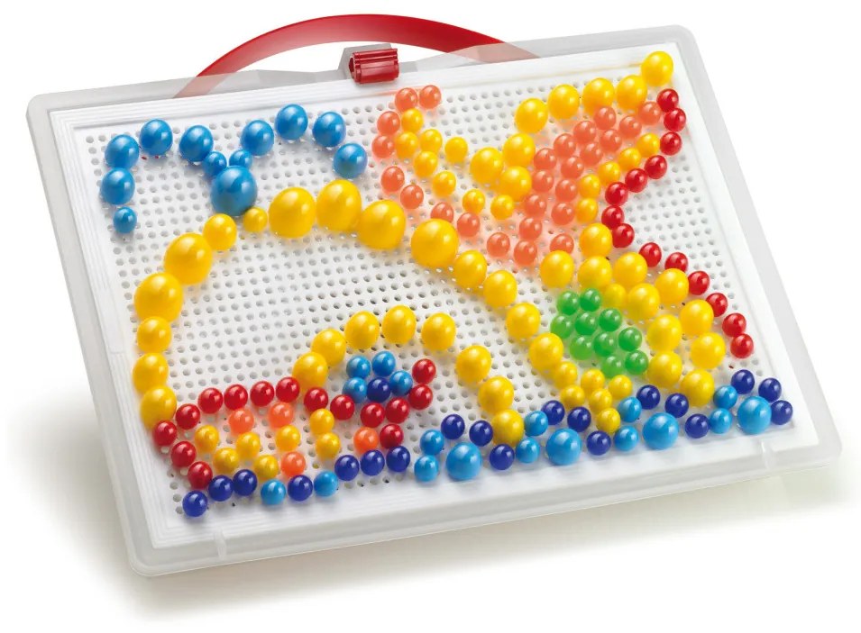 Mosaico Fantacolor Portable - 280 pezzi, 3 dimensioni di chiodini