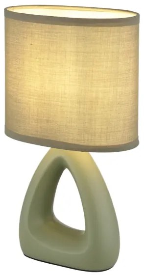 Globo 21731BG - Lampada da tavolo  TRIANGLE 1xE14/40W/230V verde