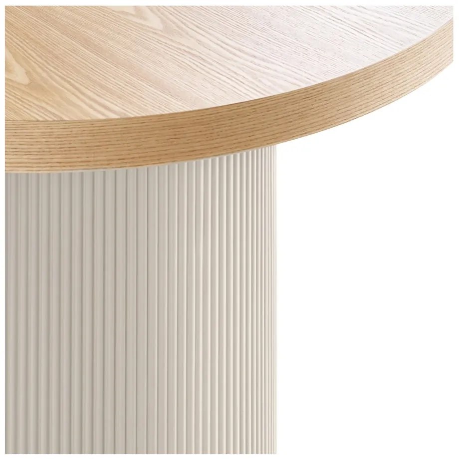 Tavolo da pranzo con piano effetto frassino 100x220 cm Solva – House Nordic