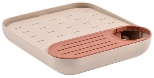 Beaba - Stendibottiglie beige/arancio