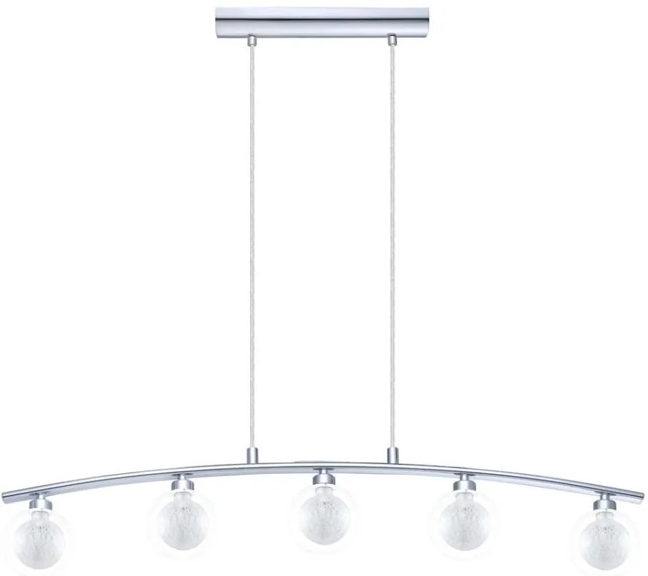Eglo 31424 - Lampadario a sospensione con filo ROSARNO 5xG9/33W/230V