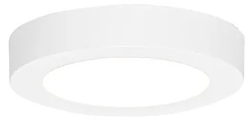 Faretto da superficie o da incasso bianco 14 cm con LED dimmerabile a 3 livelli con interruttore DIP - Trans