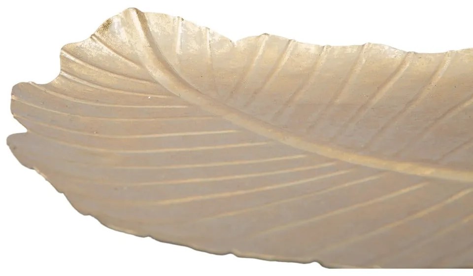 Vassoio decorativo in metallo Leaf - Mauro Ferretti