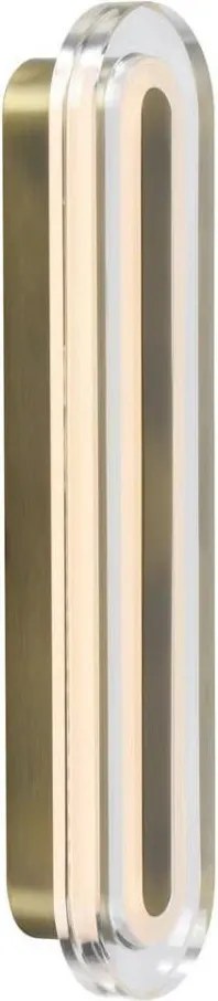 Nordlux - Applique da bagno LED CAVARA LED/11W/230V 3000/4000K IP44 ottone