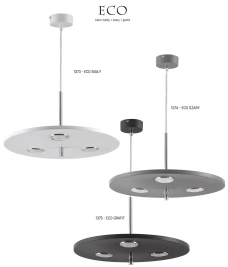 Jupiter 1373 - BI - Lampada LED a sospensione ECO LED/8,5W/230V