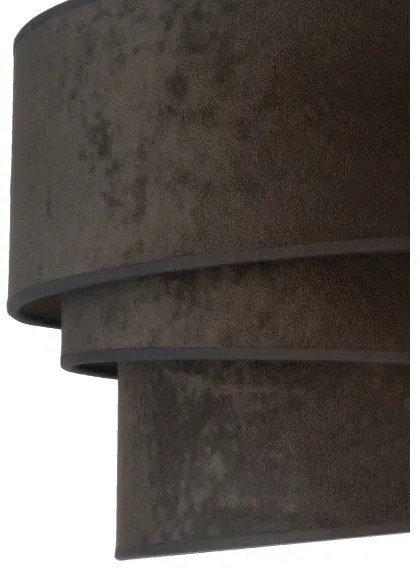 Duolla - Plafoniera DEVON 1xE27/40W/230V diametro 45 cm nero/oro