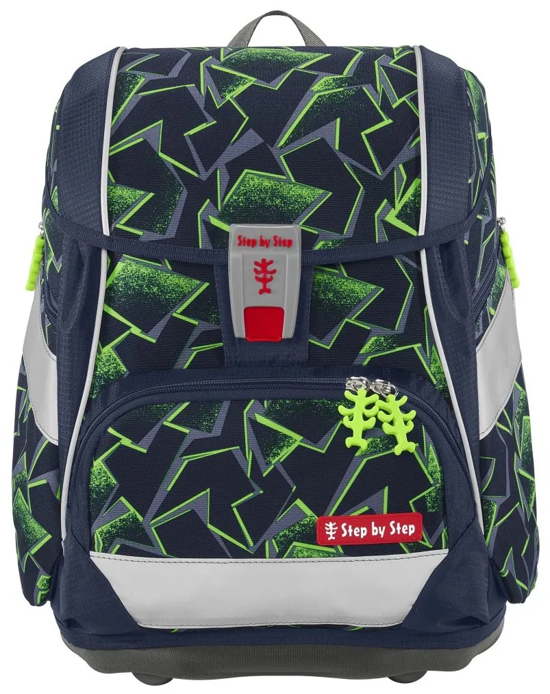 Zaino/cartella scuola 2IN1 PLUS – Set 6 pezzi, Step by Step Wild T-Rex Taro