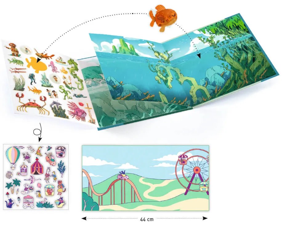 Adesivi con una storia - avventura in mare
