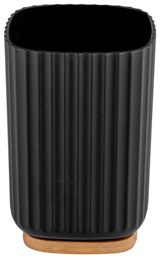 Tazza nera per spazzolini da denti Rotello - Wenko