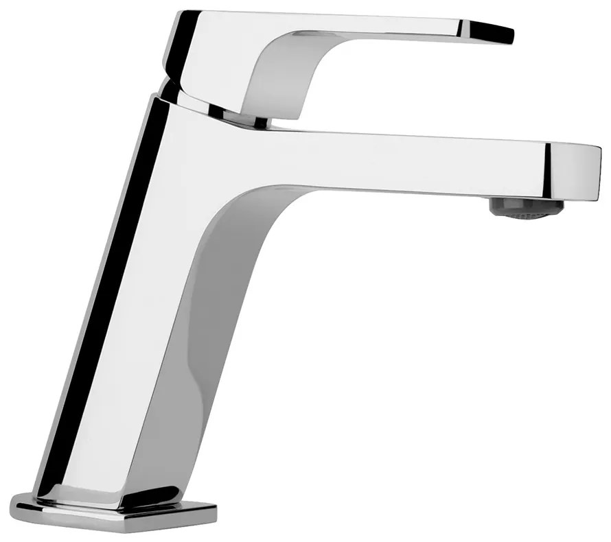 Lavabo monoforo Jacuzzi rubinetteria Twilight ottone cromato per piletta clik clak 0TI00086JA00