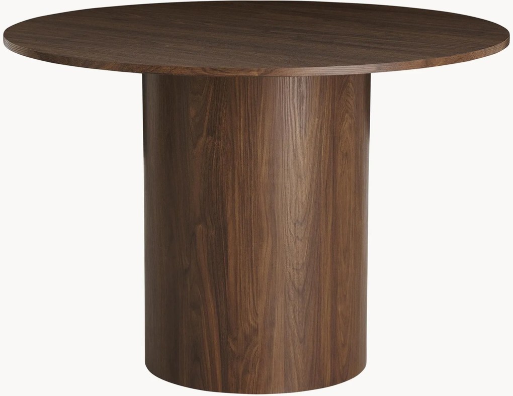 Tavolo rotondo effetto legno Matbord, Ø 110 cm