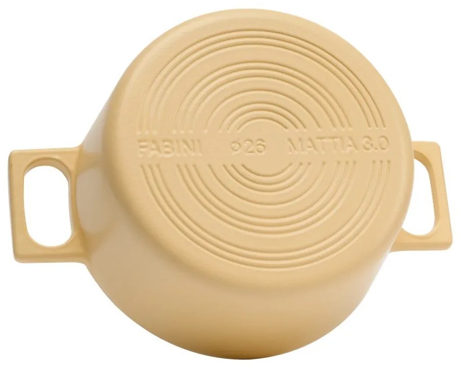 Casseruola in ghisa con coperchio incluso adatta all'induzione 5,5 l Mattia 3.0 – FABINI