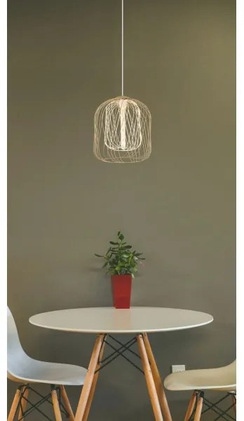 Globo 15965H1 - Lampada a sospensione con cavo DICHTI 1xE27/40W/230V Ø 35 cm