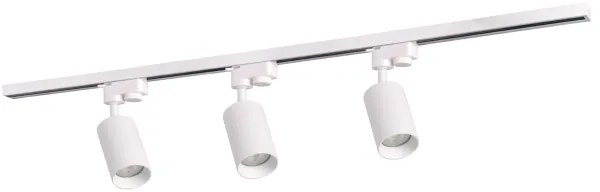 Faretto per sistema a binario MARIBEL 3xGU10/10W/230V +1 m rotaia sistema