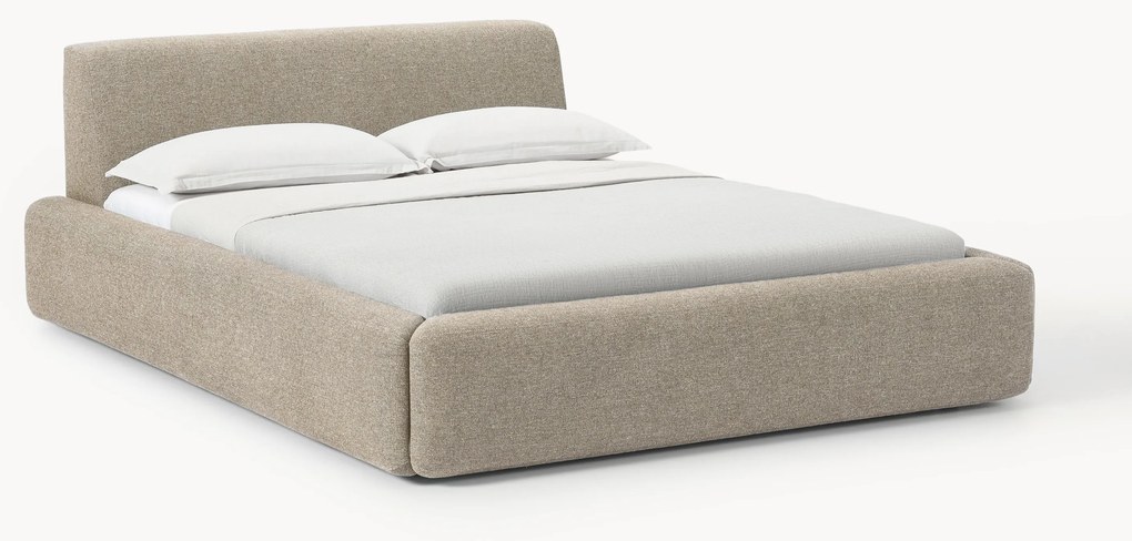 Letto imbottito con contenitore Melva