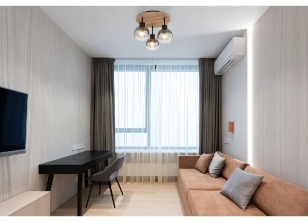 Globo 15656-3DR - Lampadario a plafone MOITAS 3xE27/40W/230V