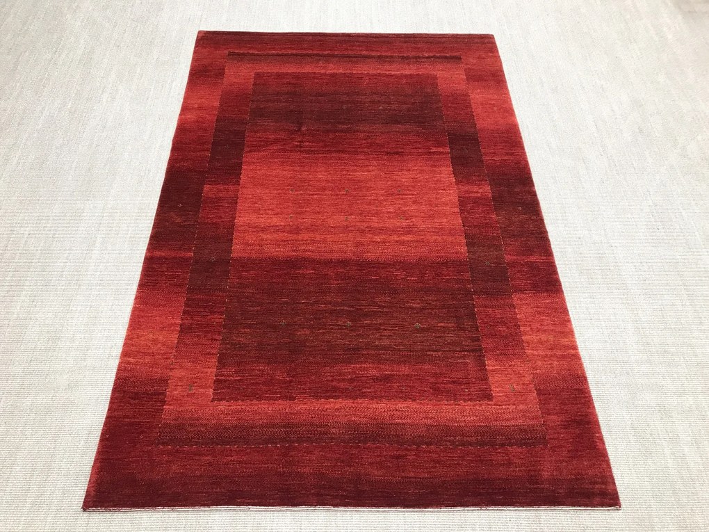Loribaft Tappeto 160x250 Rosso (Iran) Annodato A Mano