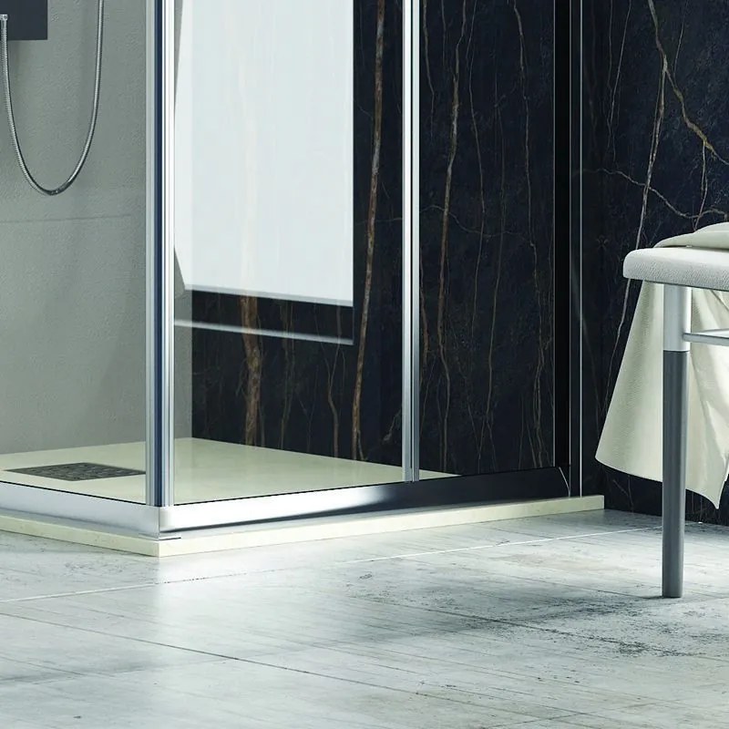 Cabina doccia 90x90 angolare 2 ante scorrevoli cristallo 6mm KF1000 - KAMALU
