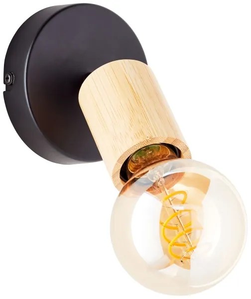 Brilliant - Faretto da parete TIFFANY 1xE27/28W/230V bambù