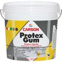 Guaina liquida impermeabilizzante elastomerica tetti terrazze Carson Protexgum Bianco/14 lt