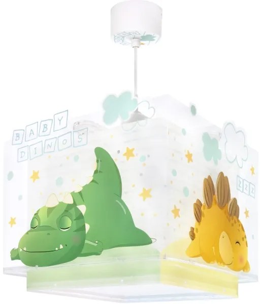 Dalber 63452 - Lampadario per bambini BABY DINOS 1xE27/15W/230V multicolore