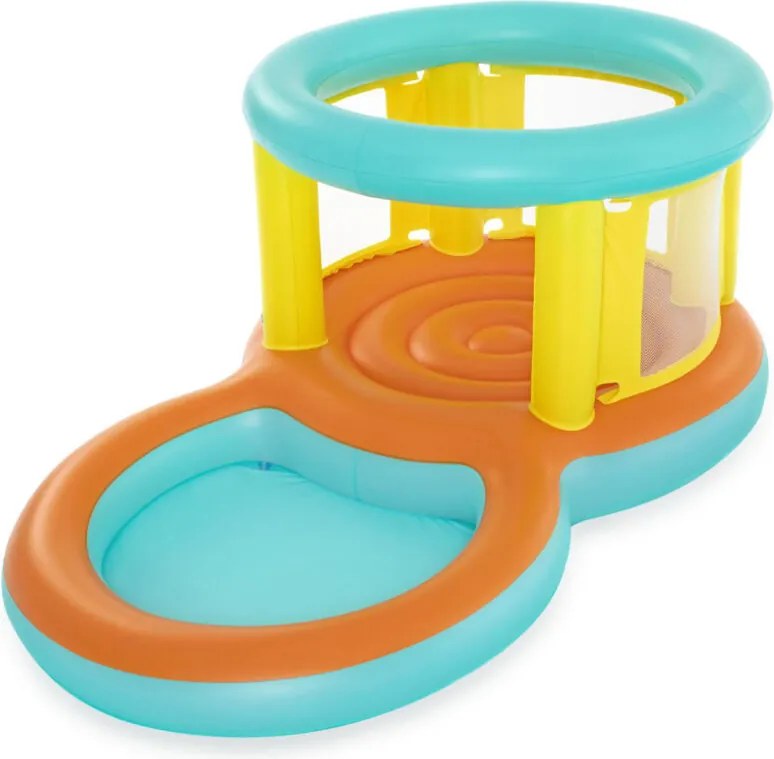 Gonfiabile Con Piscina e Salterello 142x142cm