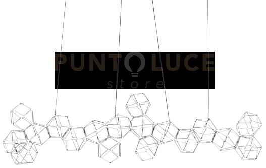 Sospensione lucciola 18 elementi md18001068-18ass acciaio