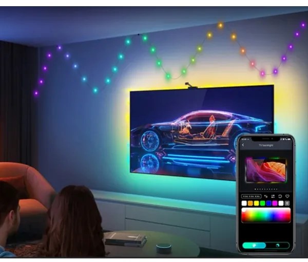 Rabalux 77124 - Striscia LED RGB BIRI LED/3,2W/5V 10m IP44