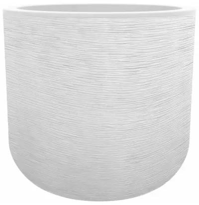 Vaso EDA Bianco Plastica Rotonda Ø 40 cm
