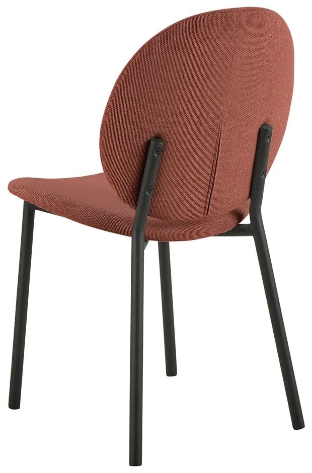 Sedia da pranzo color terracotta Cliff – Actona