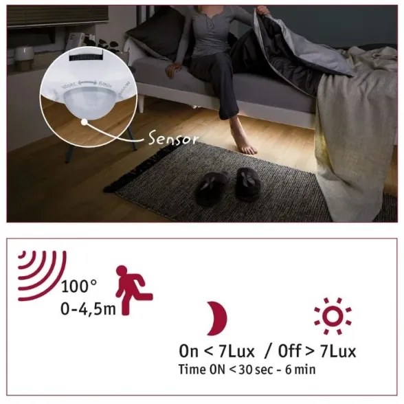 Paulmann 70955 - LED/3W Strip con sensore 1m YOURLED 230V