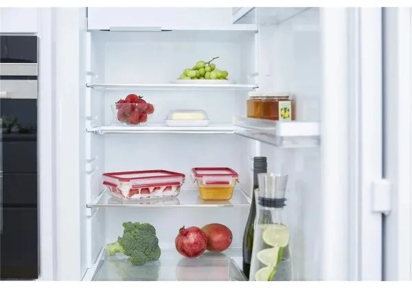 Tefal - Contenitore per alimenti 1,3 l MSEAL GLASS rosso/vetro