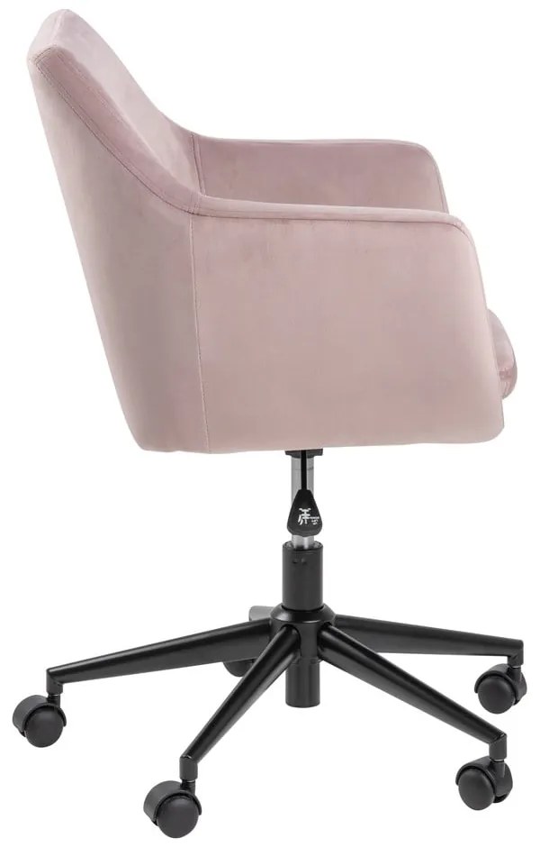 Sedia da ufficio rosa Nora - Actona