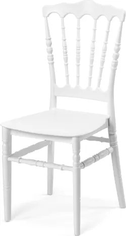 Sedia per interni esterni Bianco - impilabile NAPOLEONE 2 sedie