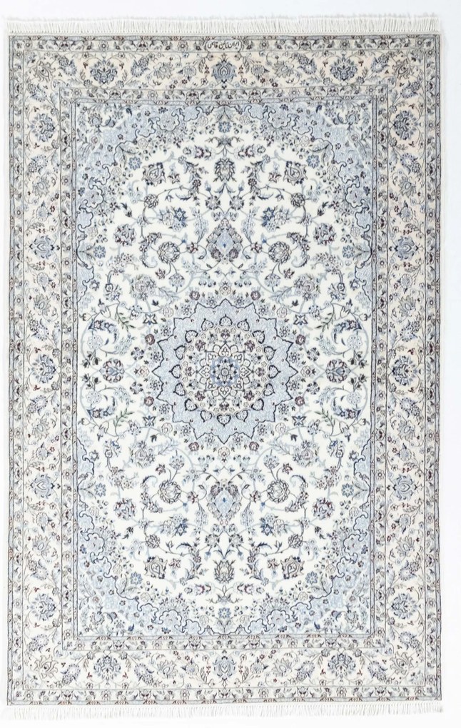 Nain Tappeto 240x160 Beige (Iran) Annodato A Mano