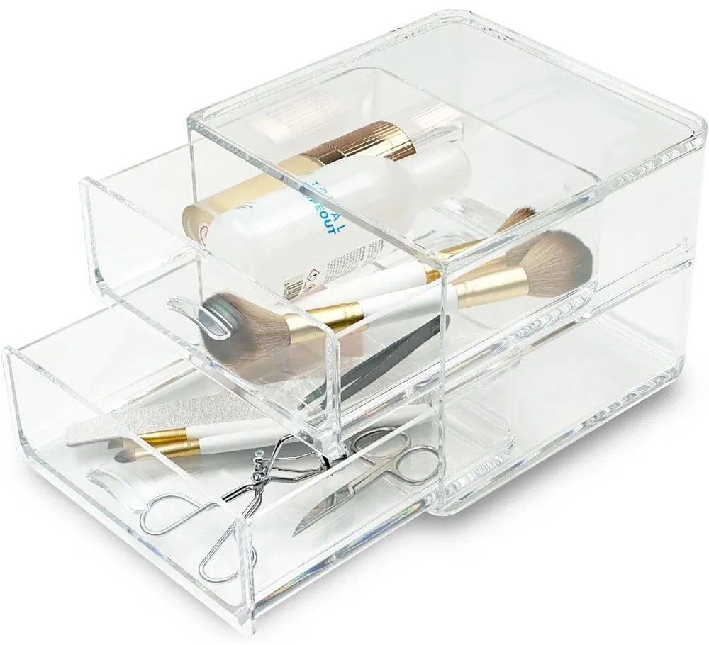 Organizer da bagno in plastica per cosmetici – Addis