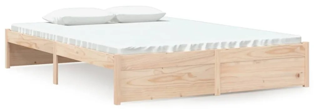 Giroletto 135x190 cm 4ft6 double in legno massello di pino