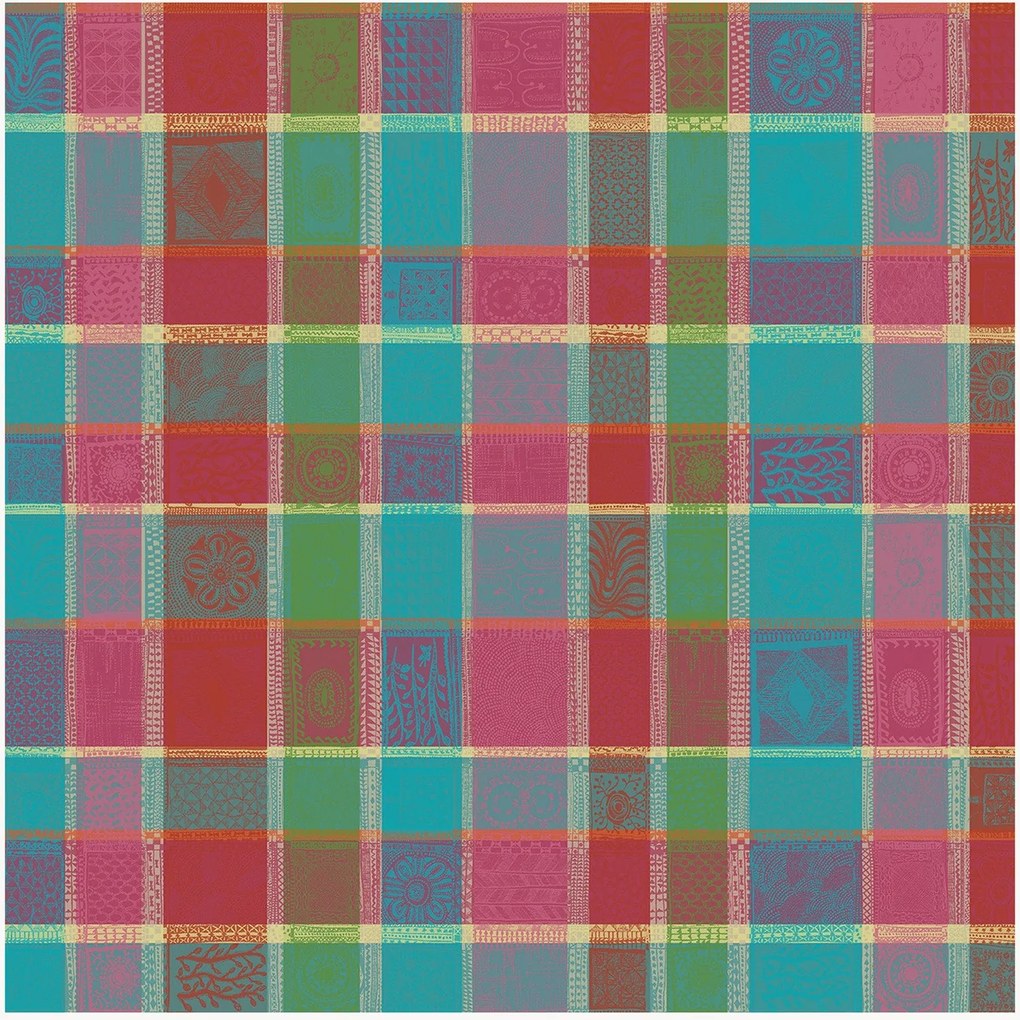 Tovaglia in cotone jacquard Mille Wax Cocktail