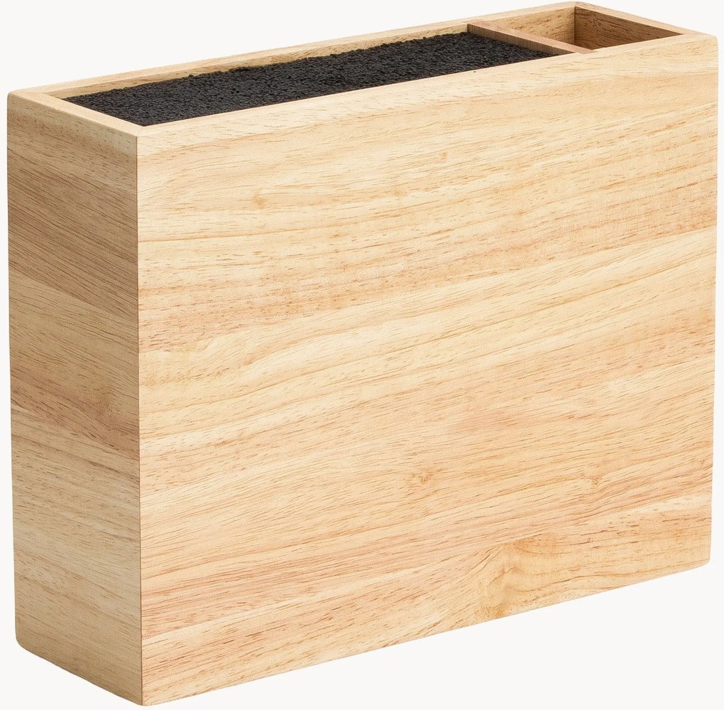 Portacoltelli in legno di caucciù Francesca
