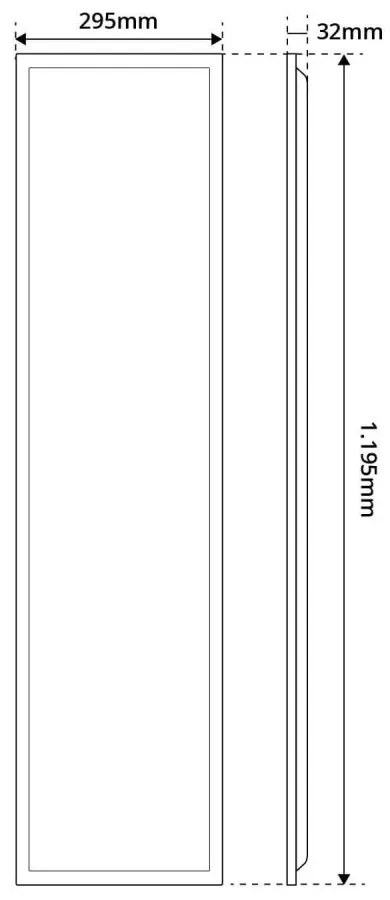 Pannello LED 120x30 42W CCT Bianco Variabile UGR19 con driver Philips Colore Bianco Variabile CCT