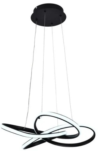 Lampadario a sospensione con filo LED dimmerabile LED/40W/230V 3000-6500K nero + telecomando