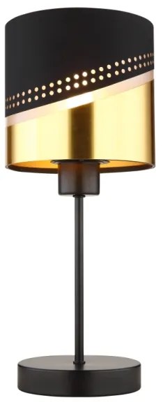 Globo 54046T - Lampada da tavolo OR 1xE27/40W/230V diametro 16 cm nero/oro