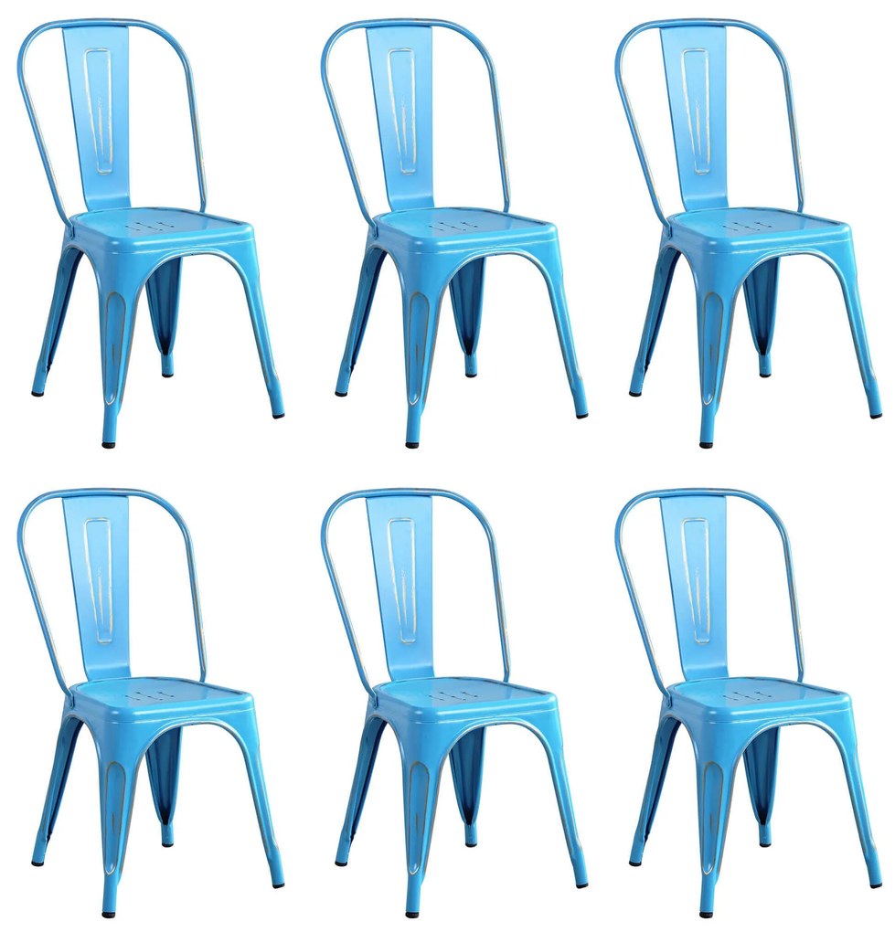 AGATHA - sedia industrial set da 6