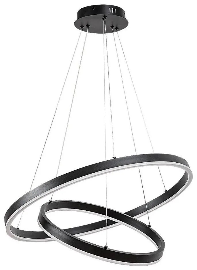 Rabalux 72305 - Lampada a sospensione dimmerabile su cavo ISAURE LED/80W/230V 3000-6500K+telecomando